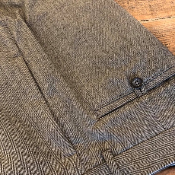 Banana Republic herringbone slacks - Picture 2 of 3